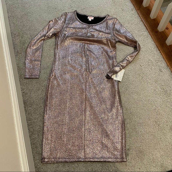 S BNWT ROSE GOLD Bodycon dress (LLR Debbie) - Picture 12 of 15